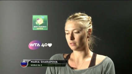 Indian Wells - Sharapova, preparada para medirse a Kirilenko