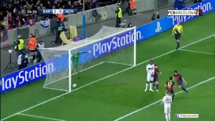 FC Barcelona 4-0 AC Milan 史詩般的高光