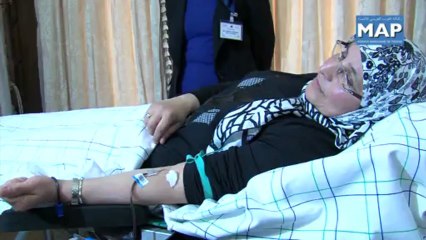 أعضاء الحكومة يتبرعون بالدم