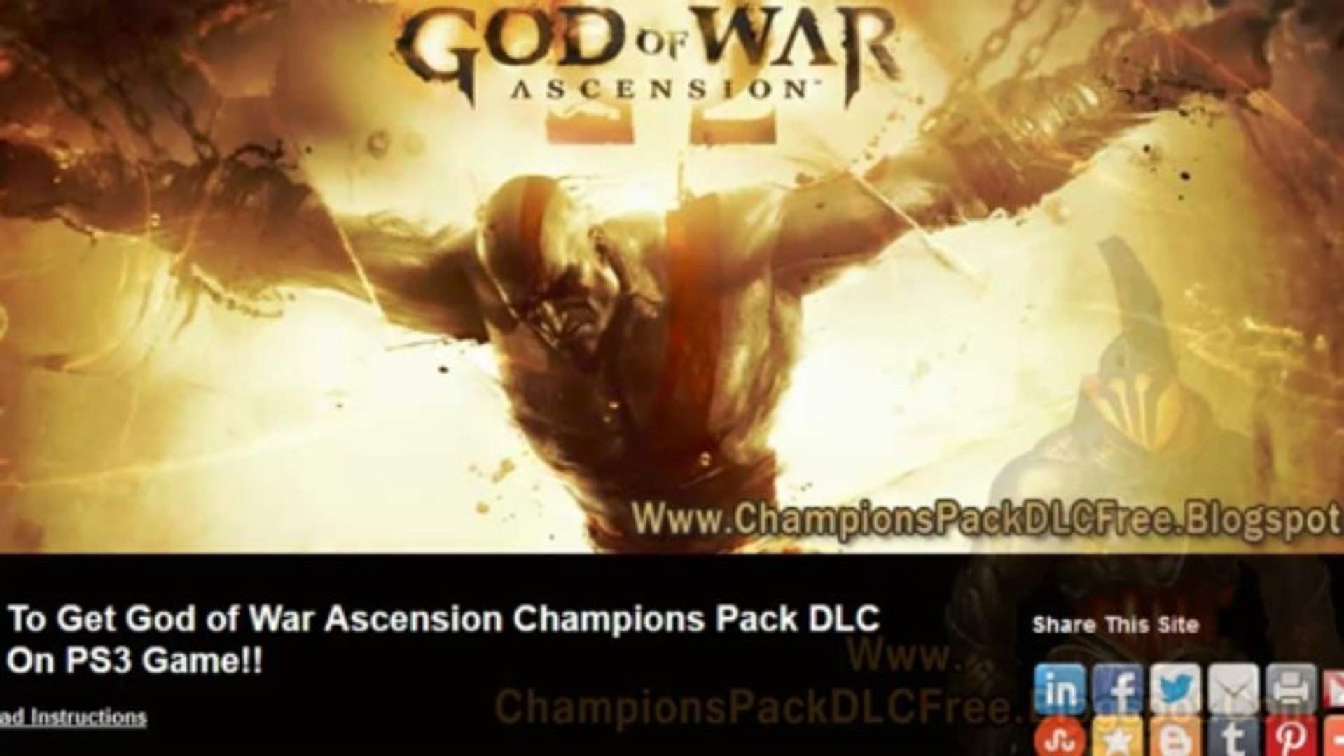 Get Free God Of War Ascension Champions Pack Video Dailymotion