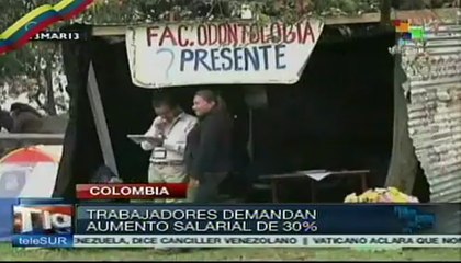 Continúa paro en la Universidad Nacional de Colombia