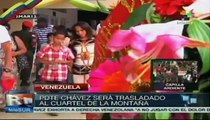 Los restos de Chávez serán trasladados el viernes a un museo