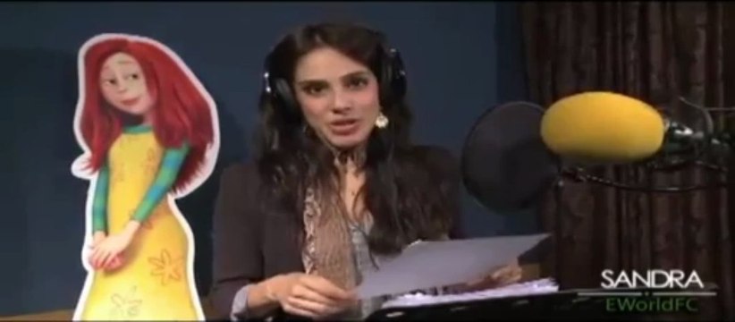 Sandra Echeverría en el doblaje de EL LÓRAX