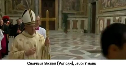 Première messe du pape François dans la chapelle Sixtine