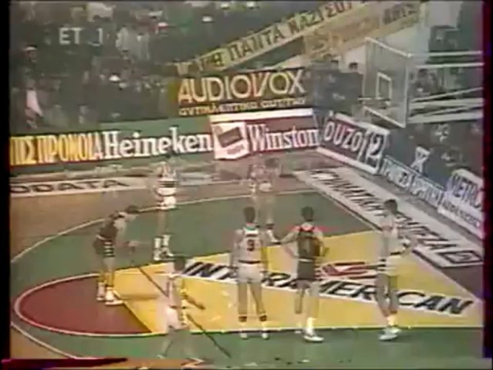 Άρης - Παρτίζαν Κύπελλο πρωταθλητριών σεζόν 1987-88