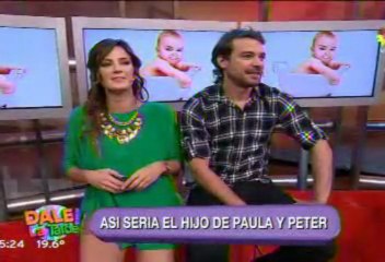 Pedro y Paula en Dale! La Tarde 1 (así será el futuro bebé según una foto)- 14 de Marzo