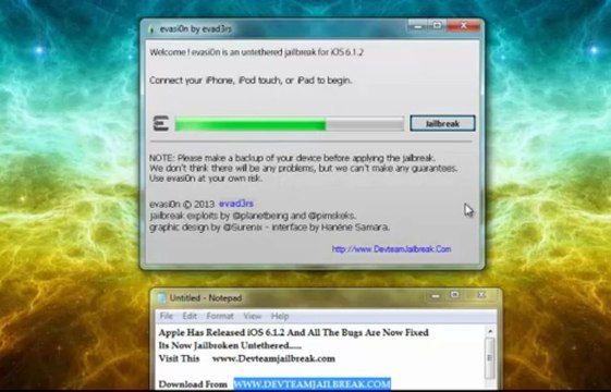 New Latest iPhone 5 Apple iOS 6.1.2 Official Untethered Jailbreak- iPhone, iPad & iPod Touc
