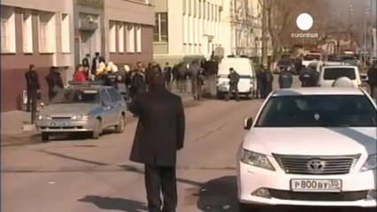 Russian school hostages freed by police, man arrested