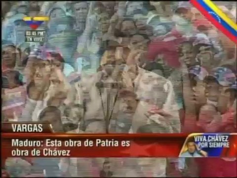 Nicolás Maduro crea y corea consignas electorales: Chávez por siempre, Maduro presidente