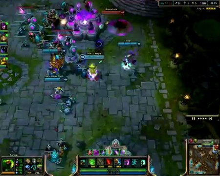 Quadrakill sur la fontaine - League of legends - team-aaa.com