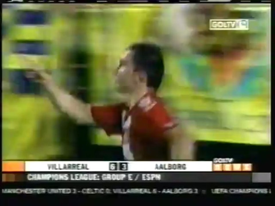 2008 (October 21) Villareal (Spain) 6-Aalborg (Denmark) 3 (Champions League)