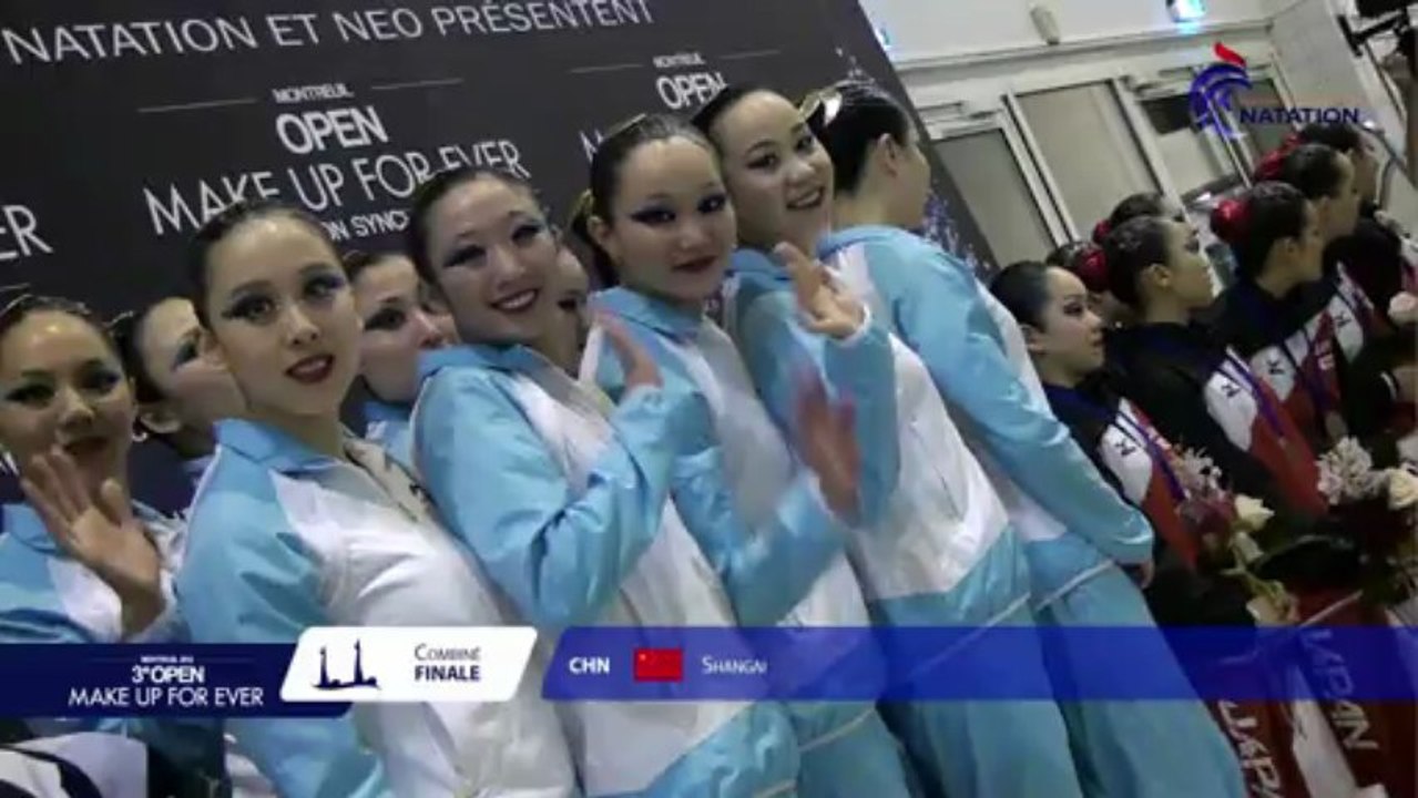 Remise des médailles du combiné OPEN MAKE UP FOR EVER 2013