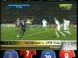 2008 (October 22) Bordeaux (France) 1-CFR Cluj (Romania) 0 (Champions League)