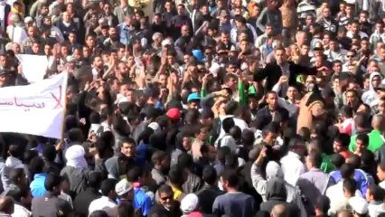 Ouargla, la manifestation des chômeurs le 14 mars 2013