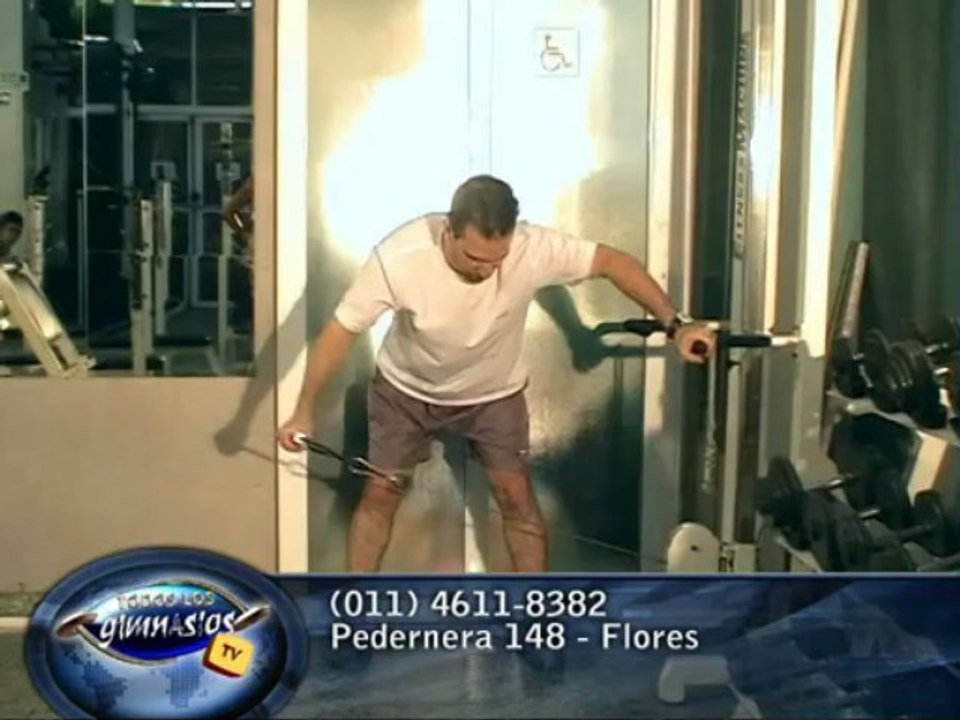 Ejercicios en poleas  - Pectoral, hombros, Escapulas