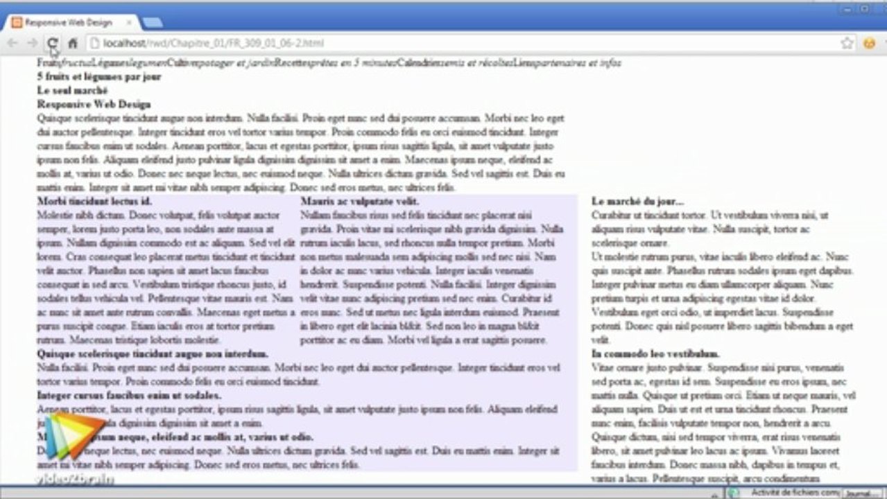 Responsive Web Design : Les grilles responsives