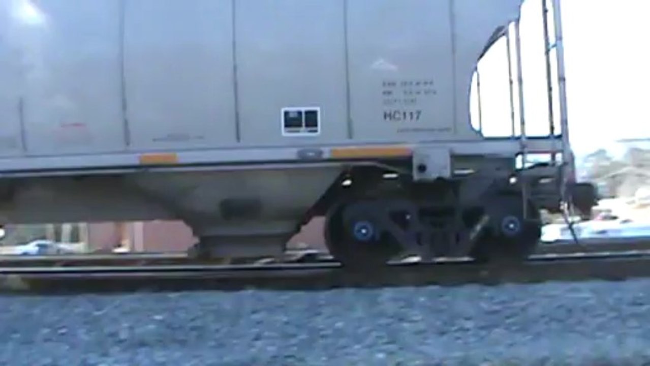 Norfolk Southern grain train southeast through Austell Ga.