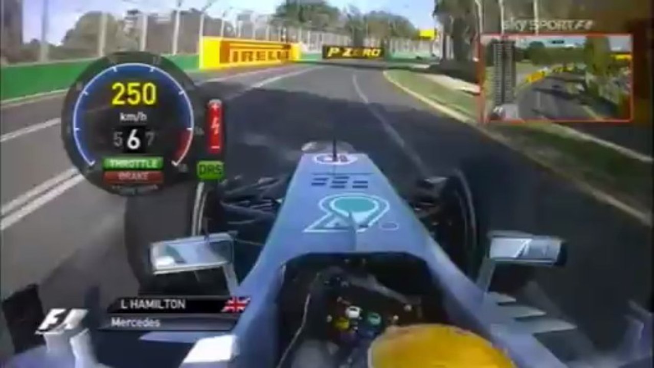 FP2 Melbourne 2013 - Hamilton [ONBOARD MIX]