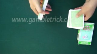 MARKED-PLAYING-CARDS-Modiano Texas Hold'em-Green-gambletrick