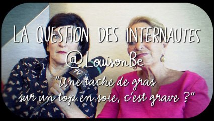 Comment enlever une tache de gras sur de la soie ?