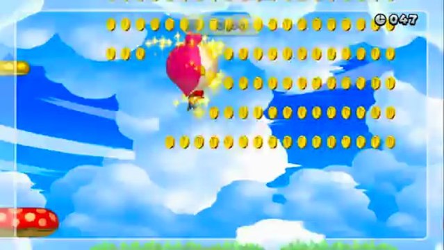 Super Mario Bros Wii U Défi [ collecte gonflée ]