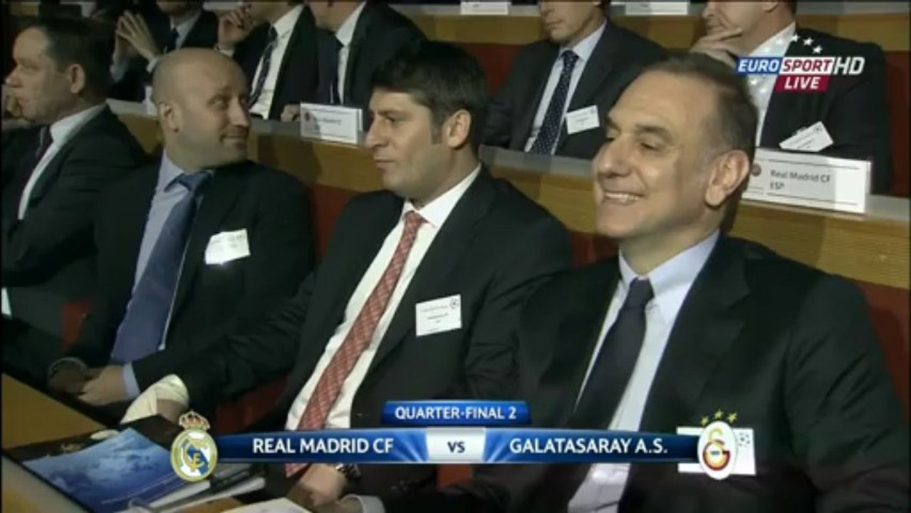 [HD  1080p] UEFA Champions League - Draw of the Quarter Finals 2013/2014