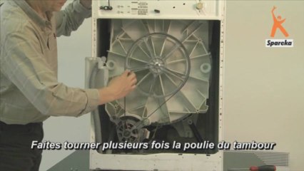 Changer la courroie de votre machine à laver