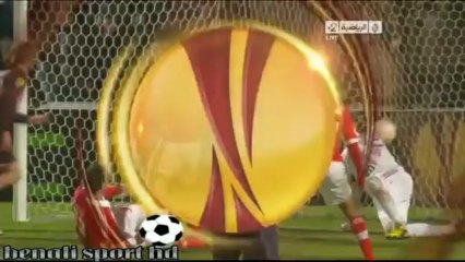 اهداف بوردو2-3بنفيكا(14/03/2013)الدوري الاوروبي تعليق جواد بدة