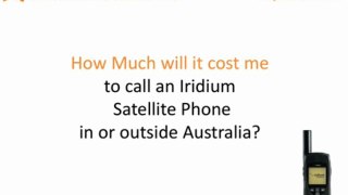 Who Determines The Cost To An Iridium 9555 Satellite Phone