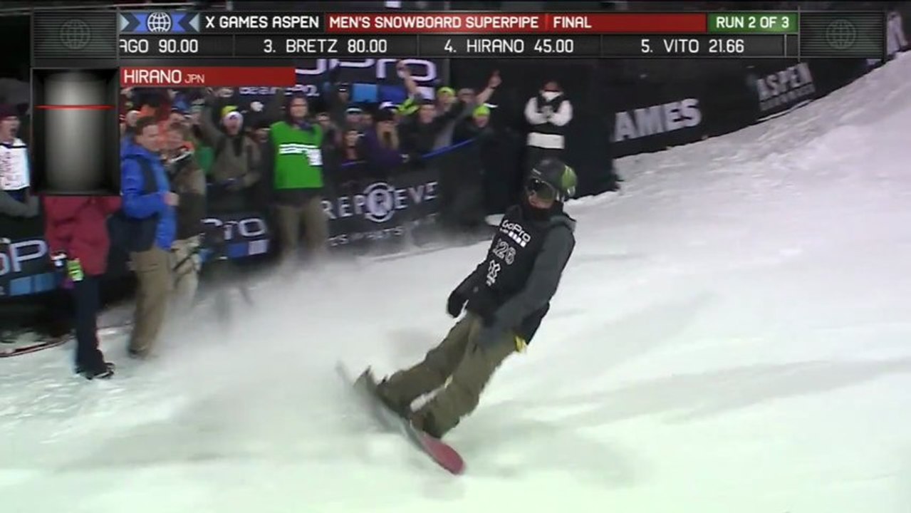 X-Games Aspen - Ayumu Hirano - Snowboard SuperPipe Silver - 2013