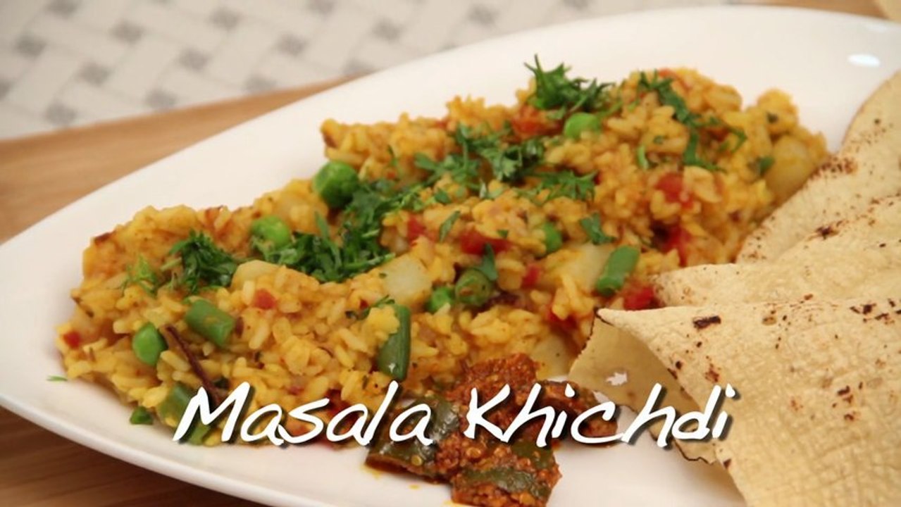 Masala Khichdi - Indian Rice Recipe by Ruchi Bharani - Vegetarian [HD]