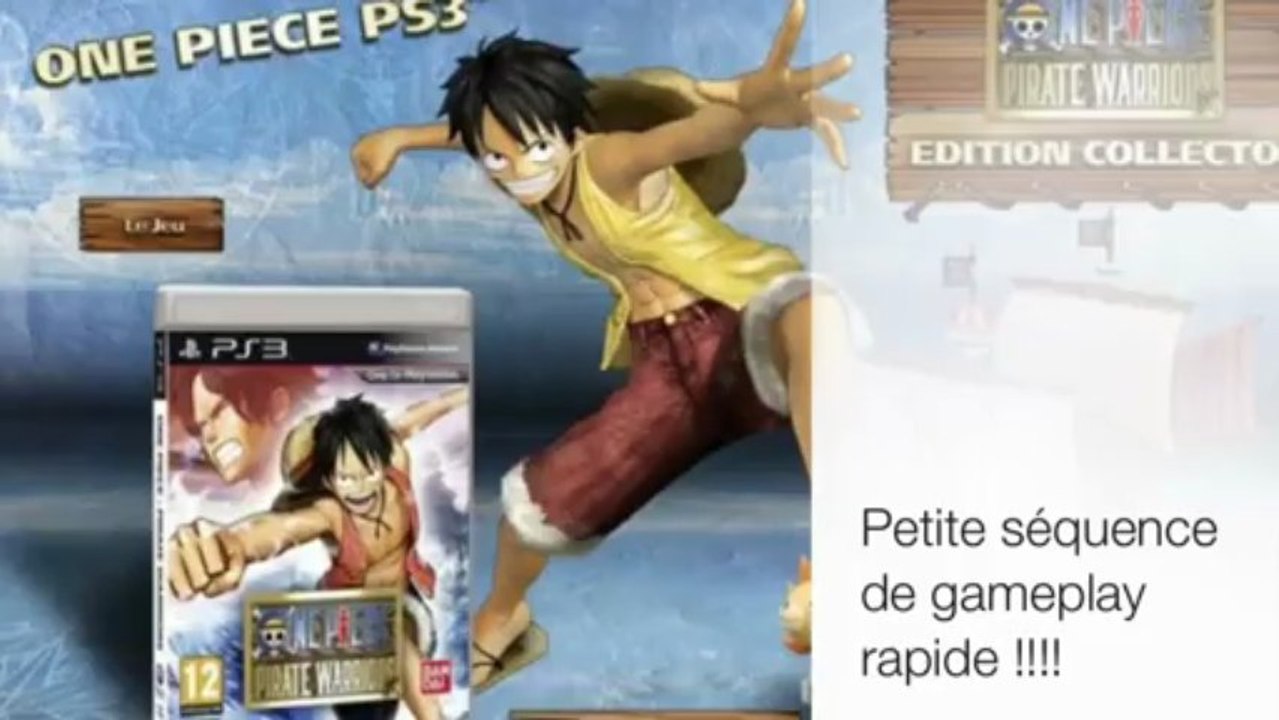 Déballage du collector treasure box one piece kaizoku musou Version Japonaise  PS3