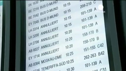 Trafic aérien perturbé dans l'ouest de l'Allemagne