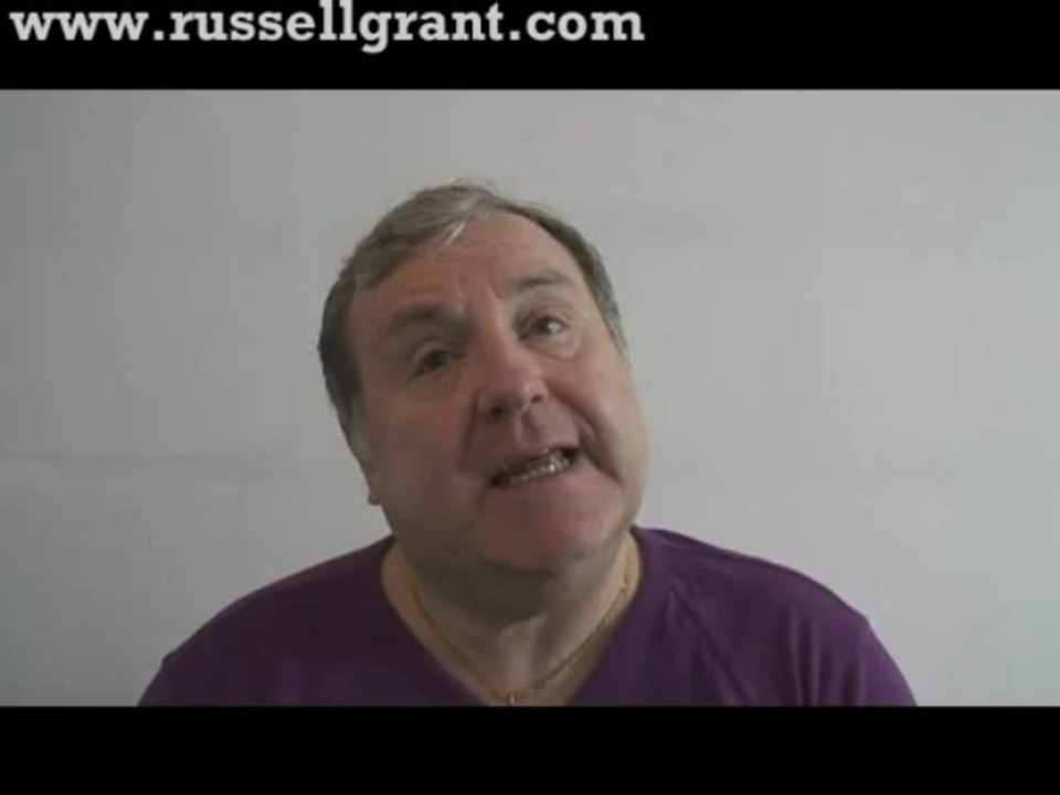 Russell Grant Video Horoscope Libra March Saturday 16th 2013 www.russellgrant.com
