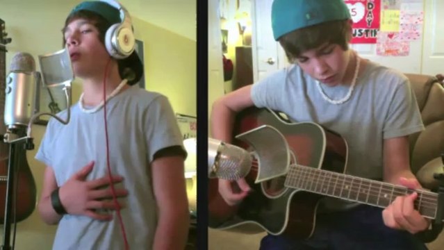 Austin Mahone Never Let You Go Justin Bieber - live acoustic cover
