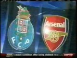 2008 (December 10) Porto (Portugal) 2-Arsenal (England) 0 (Champions League)