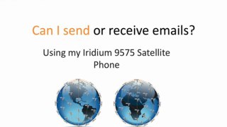 How Can I Receive Emails Via My Iridium 9575 Satphone