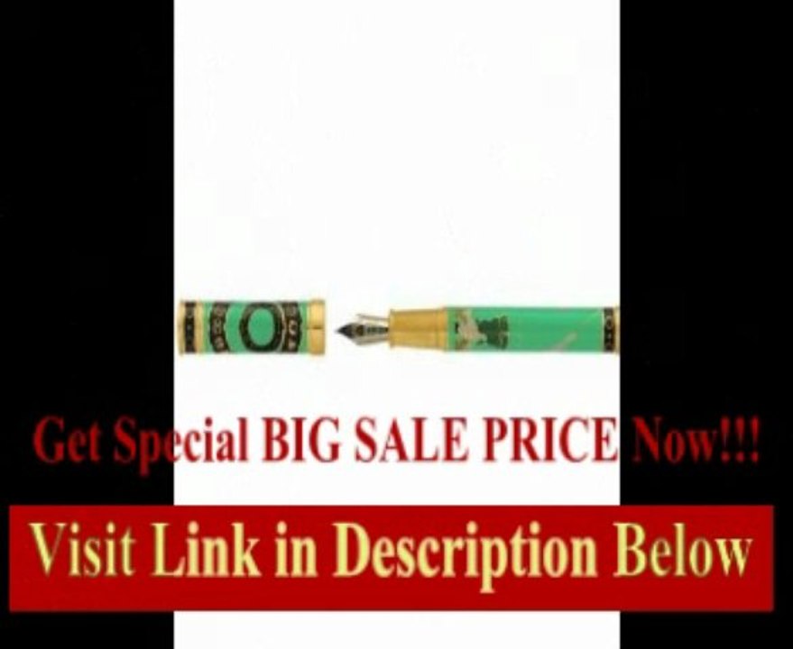 [FOR SALE] David Oscarson End of Days Pistachio Green with Opaque Hard Enamel Fine Fountain Pen