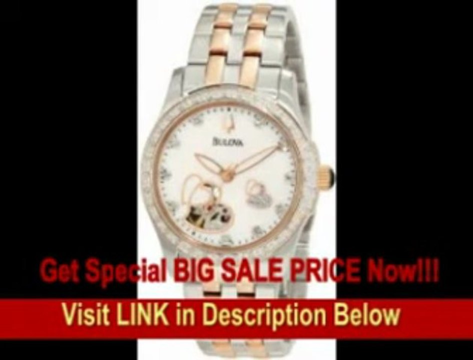 [SPECIAL DISCOUNT] Bulova Women's 98R154 BVA-Series 130 Mother of Pearl Dial Watch