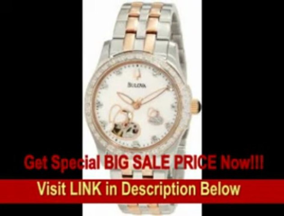 [SPECIAL DISCOUNT] Bulova Women's 98R154 BVA-Series 130 Mother of Pearl Dial Watch