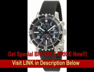 [BEST BUY] Fortis Men's 673.10.41K B-42 Marinemaster Automatic Chronograph Black Dial Watch