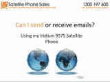 How Do You Send An Email To An Iridium 9575 Satellite Phone