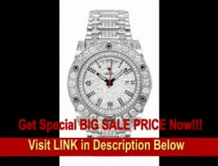 [SPECIAL DISCOUNT] NEW! Aqua Master Men's Magnum Automatic Diamond Watch with Skeleton Back, 22.00 ctw