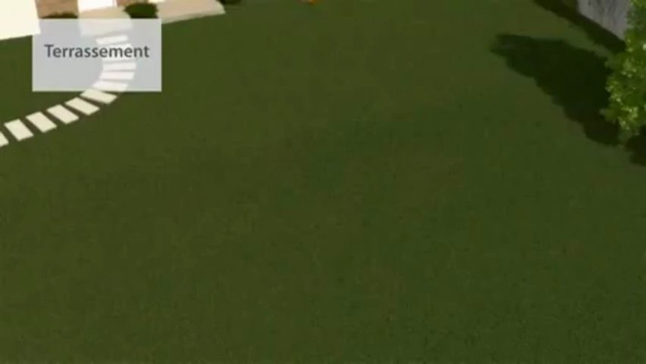 CARON Piscines : Piscine hors-sol en béton ZENDO