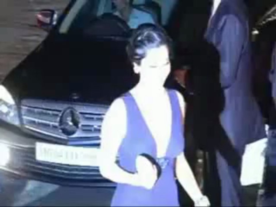 Sophie Chaudhary Sizzles in Deep Neck EXPOSING Dress