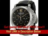 [BEST PRICE] Panerai Men's PAM00356 Luminor Contemporary Chronograph Watch