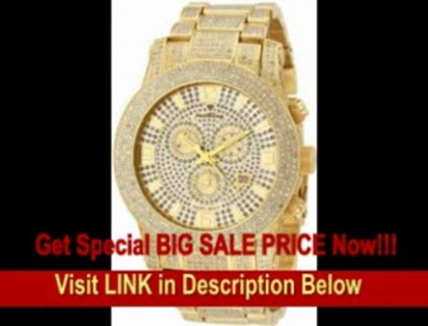 [REVIEW] JBW Men's JB-6235-A Lynx Six Carat Diamond Mother-Of-Pearl 18K Gold Plated Stainless Steel Watch