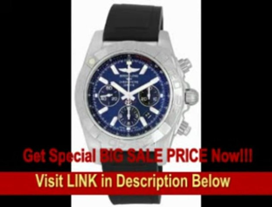 [BEST PRICE] Breitling Men's AB011012/C789 Chronomat B01 Blue Chronograph Dial Watch