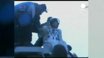 Soyuz riporta a terra tre viaggiatori dello spazio