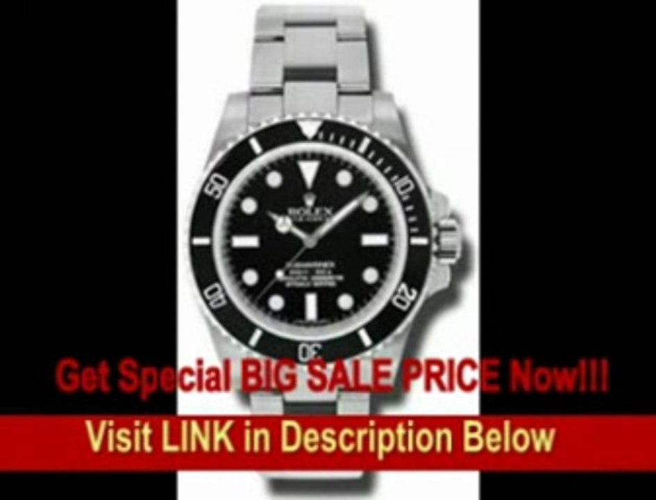 [REVIEW] Rolex Submariner Black Dial Stainless Steel Automatic Mens Watch 114060